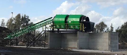 Final fixed trommel screen 6m